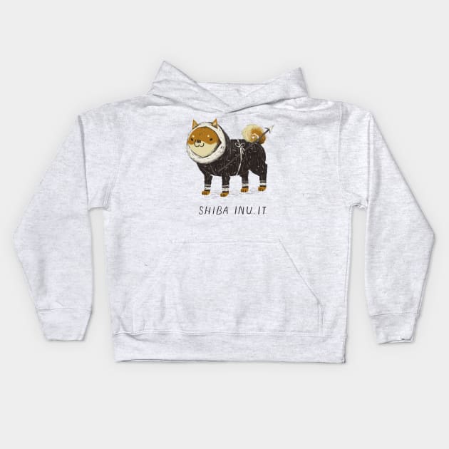 shibainuit Kids Hoodie by Louisros